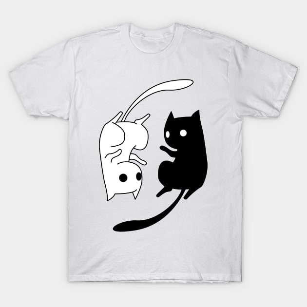 YINGYang cat T-Shirt by Tutormade